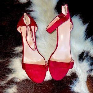 Red small heels